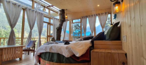 Hikers Wooden The Cedarwood Glass Tree house